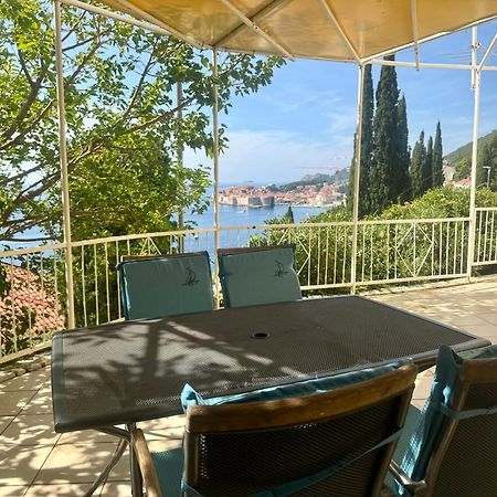 Perfect Sea View Terrace Apartment Zlatni Potok Dubrovnik Bagian luar foto